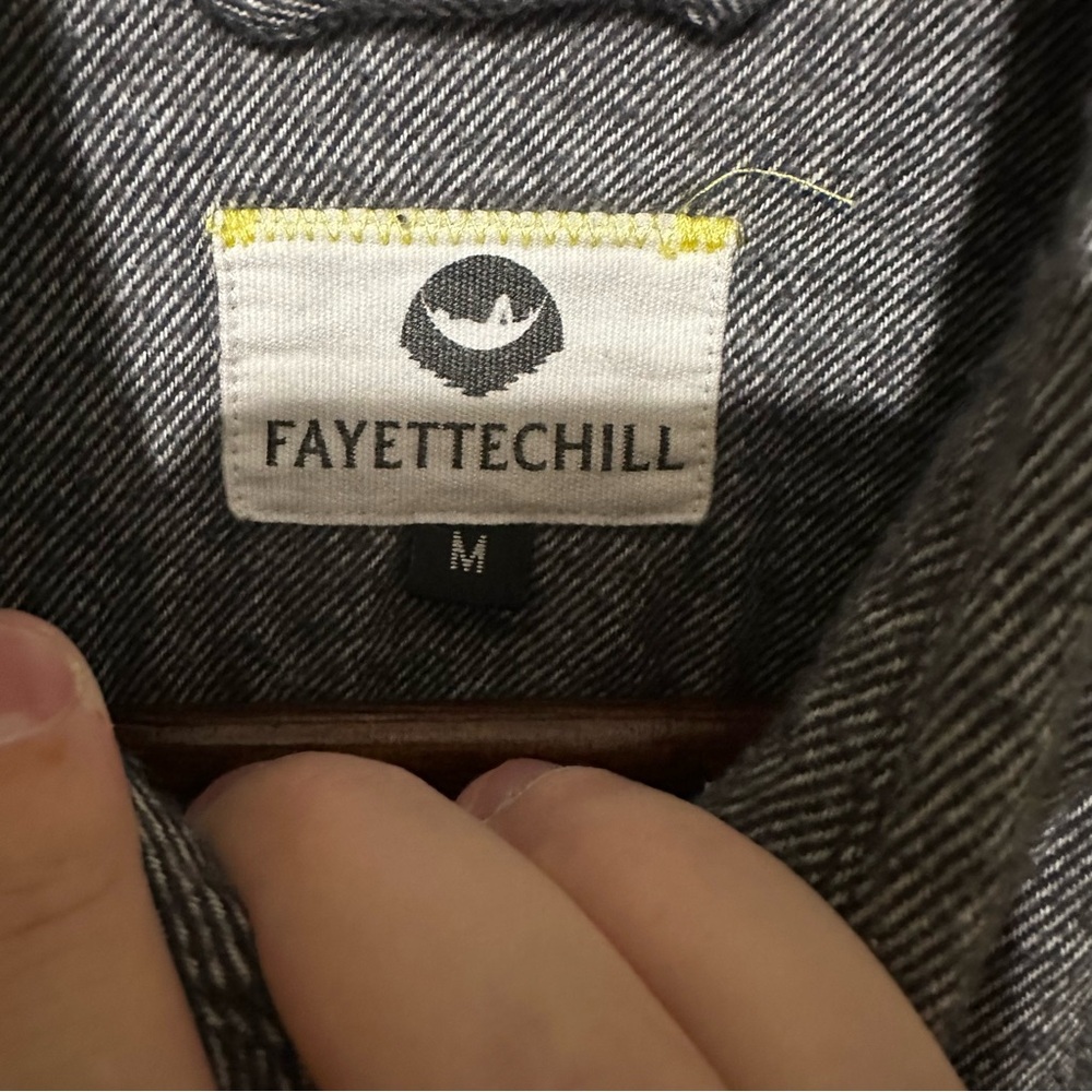 Fayettechill Men’s Sherpa Lined Flannel Jacket - Picture 3 of 3